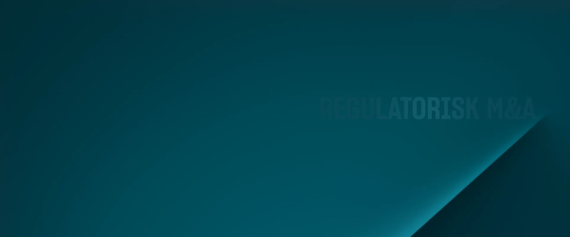 Regulatorisk M&A