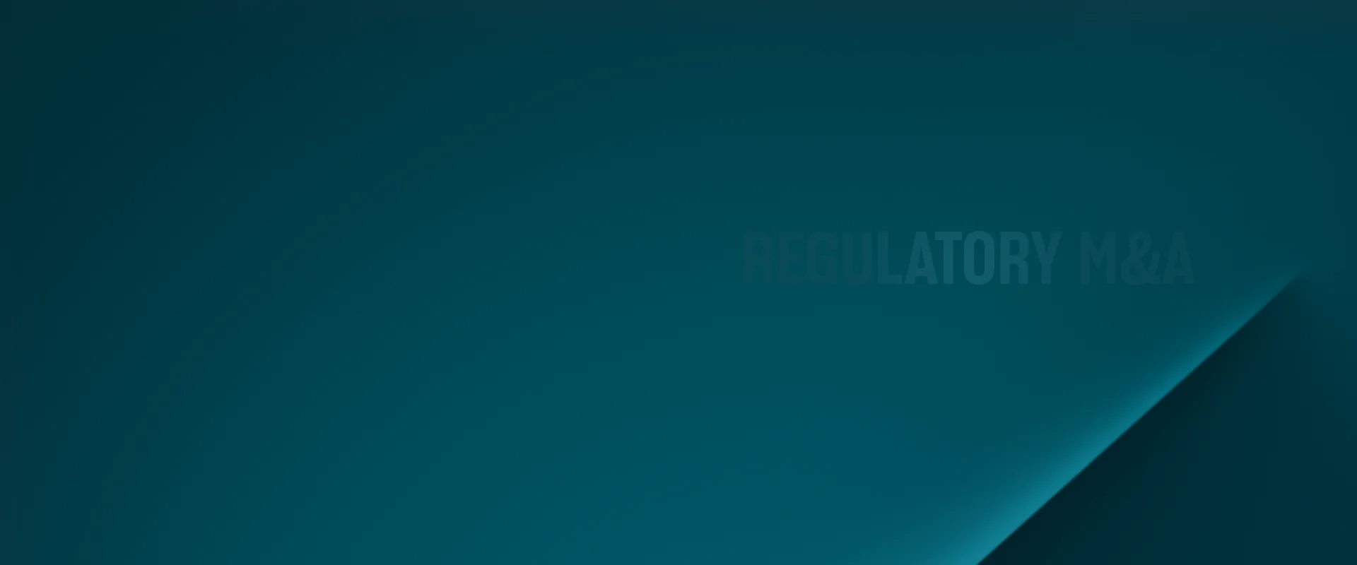Regulatory M&A
